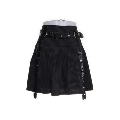 Skirt (Black, White) from Gothicana by EMP Polyester