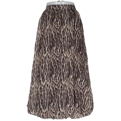 Långkjol (Beige, Svart) från Lokita Lyocell