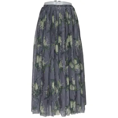 Tulle skirt (Gray, Green, White) Silk, Wool