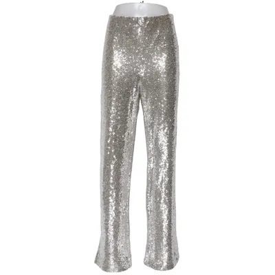 Pants (Silver) from H&M Elastane, Polyester