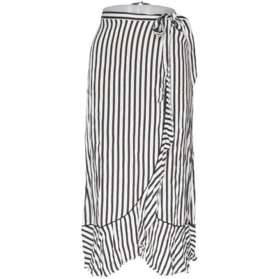 Wikkelrok (Zwart, Wit) van Yaya Women