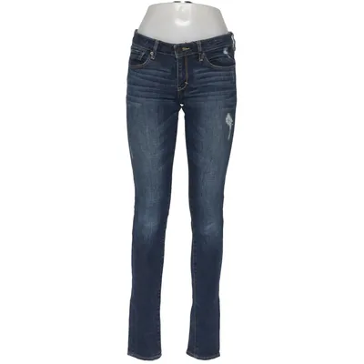 Jeans (Blå) från Abercrombie & Fitch Bomull, Elastan