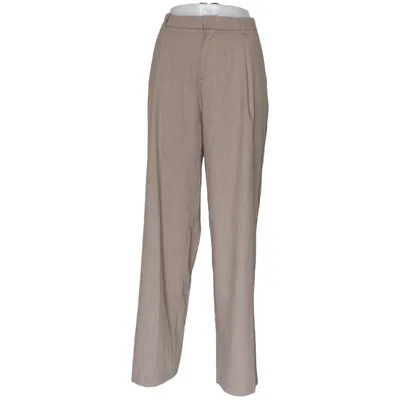 Palazzo broek (Beige) van Bershka Elastaan, Polyester, Viscose