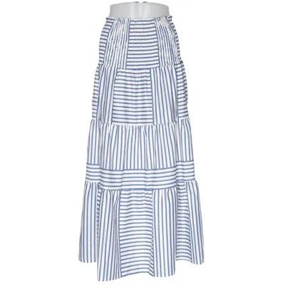 Långkjol (Blå, Vit) från Cider Polyester