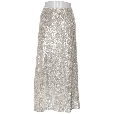 Kjol (Silverfärgad) från Indiska Polyester