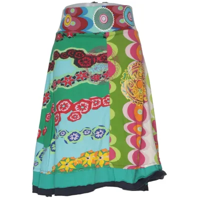 Rok (Groen, Meerkleurig) van Desigual Katoen