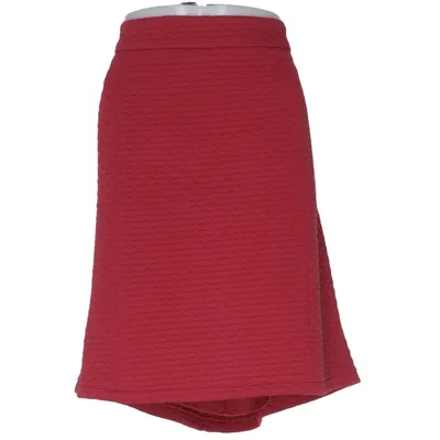 Kjol (Röd) från Sheego Trend Polyester, Viskos