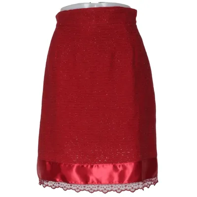 Rok (Rood) van Vertigo Katoen, Polyamide, Viscose