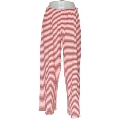 Pantalon patte d'éléphant (Rouge, Blanc) de Gina Tricot Coton, Élasthane
