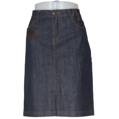 Jeanskjol (Blå) från Flash Jeans Bomull, Elastan