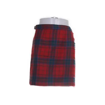 Wrap skirt (Red, Blue, Green) from James Pringle Weavers Leather, Wool