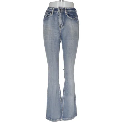 Jeans (Blå) fra Rise Bomuld, Elastan, Polyester, Viscose