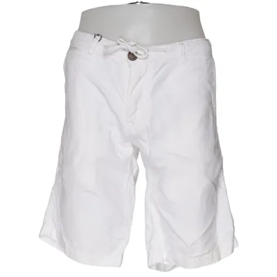 Shorts (White) from Eleventy Cotton, Linen
