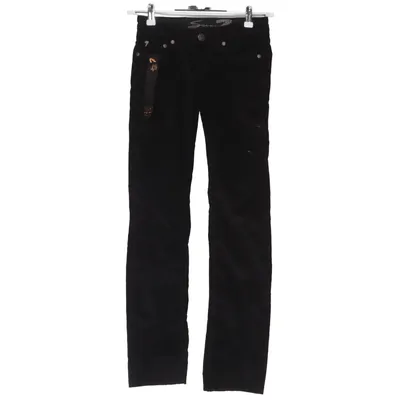 Corduroy pants (Black) from Seven7 Cotton, Elastane