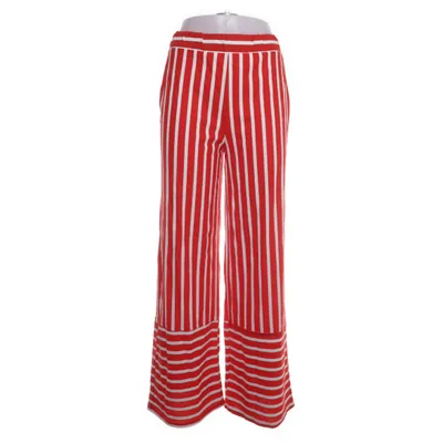 Palazzobyxor (Röd, Vit) från Zara Woman Collection Polyamid, Viskos