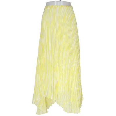 Jupe longue (Jaune, Blanc) de Club Monaco Élasthane, Polyester