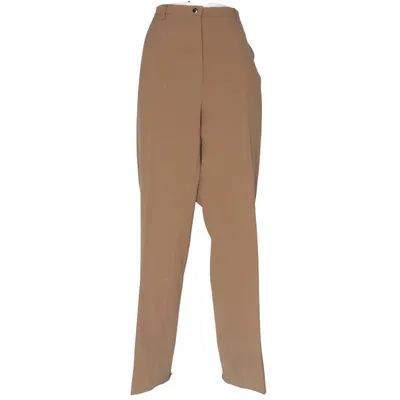 Pantalon de costume (Beige) de Birgitta Élasthane, Polyester, Laine