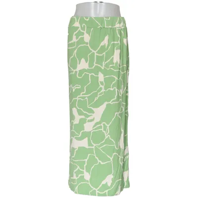 Maxi skirt (Green, White, Multicolored) from Fransa Elastane, Viscose