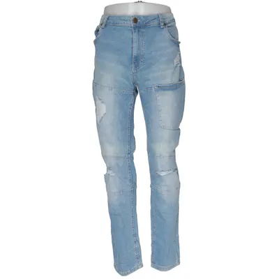 Spijkerbroek (Blauw) van Crosshatch Katoen, Elastaan