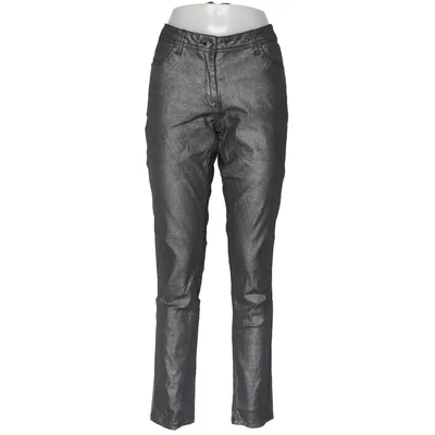 Jean (Noir, Argent) de UpFashion Coton, Élasthane
