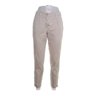 Broek (Beige) van Cambio Katoen, Elastaan