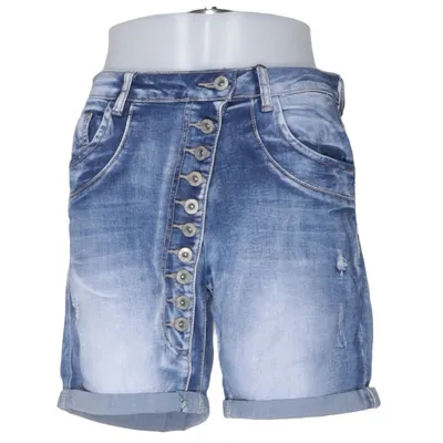Jeansshorts (Blå) från Place du Jour Bomull, Elastan