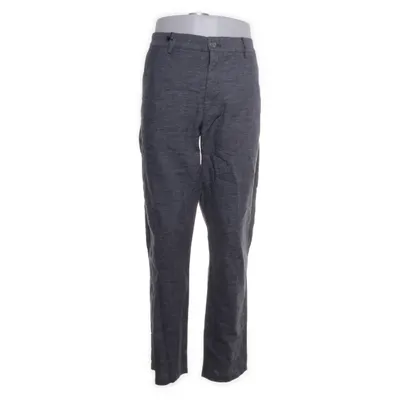 Suit pants (Blue) from Massimo Dutti Cotton, Polyester