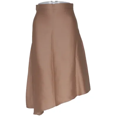 Maxi skirt (Beige) from Ahlvar Gallery Silk, Wool