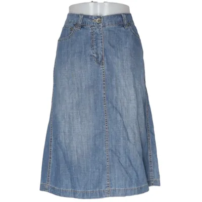 Jeanskjol (Blå) från XLNT Woman Bomull