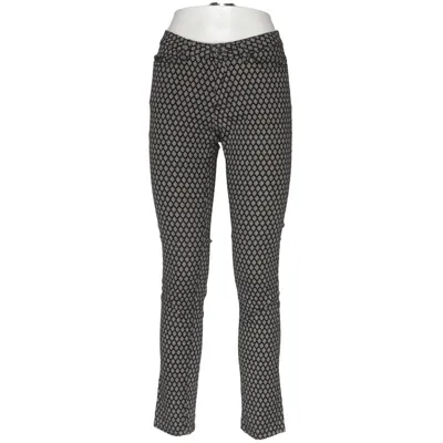 Pants (Black, White) from Honey B Blue Cotton, Elastane