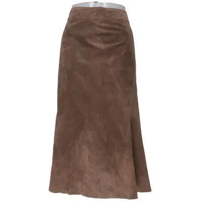 Kjol (Brun) från H&M Polyester, Mocka