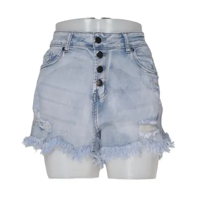 Jeansshorts (Blå) från Jeans Bomull, Elastan, Polyester