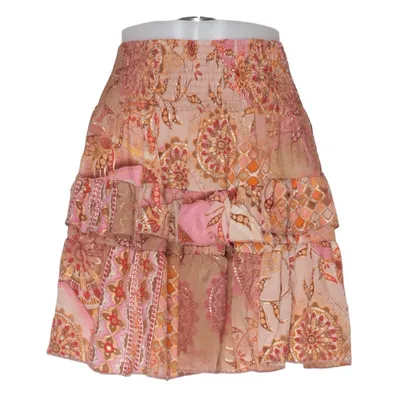Rok (Bruin, Roze, Meerkleurig) van Bigg Bull Polyester, Zijde