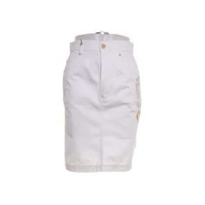 Kjol (Vit, Guldfärgad) från Mondi Bomull