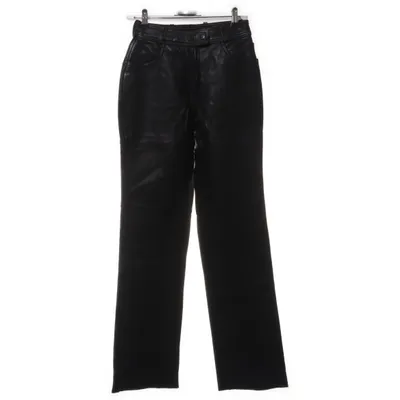 Pantalon en cuir (Noir) de Vanucci Cuir, Nylon