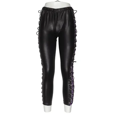 Legging (Noir, Violet) de Living Dead Souls Élasthane, Polyester