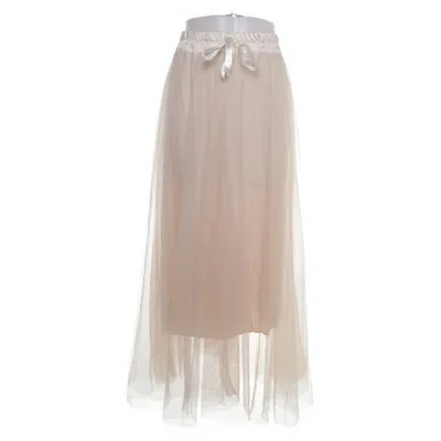 Långkjol (Beige) från Made in italy Elastan, Polyester, Viskos