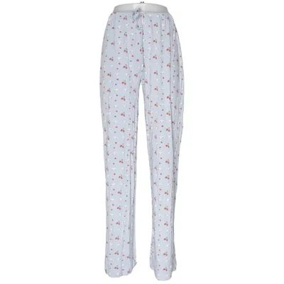 Pyjamasbyxor (Blå, Röd, Vit) från Lager 157 Elastan, Viskos