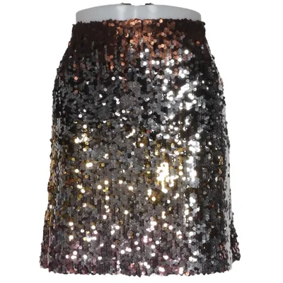Skirt (Silver, Brown, Multicolored) from Daisy Grace Polyester