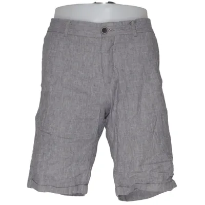 Shorts (Gray) from Montana Cotton, Elastane, Linen