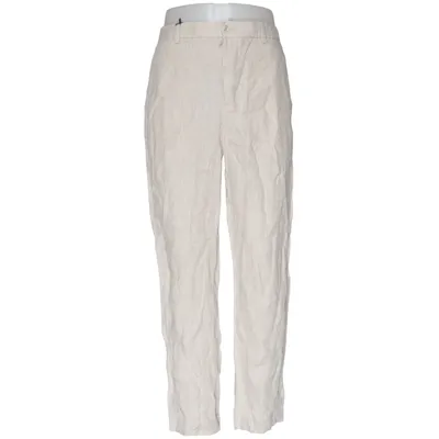 Pants (Beige) from Zara Linen