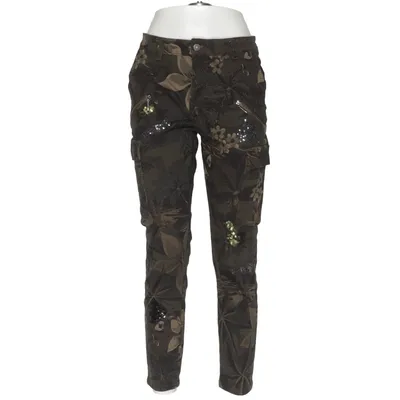 Cargo broek (Groen, Bruin, Meerkleurig) van Desigual Katoen, Elastaan, Modal