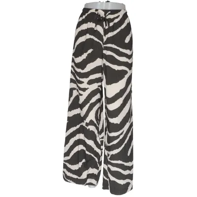Palazzo pants (Black, White) from H&M Elastane, Polyester