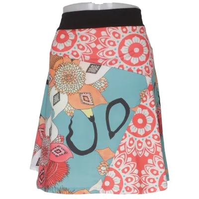Skirt (Red, Blue, Multicolored) from Smash Polyester