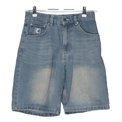 Denim shorts (Blauw) van Karl Kani Katoen, Polyester, Viscose