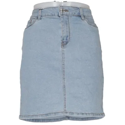 Jeansnederdel (VMHOT SEVEN MR SHORT SKIRT DNM MIX) fra Vero Moda Denim Bomuld