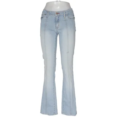 Jeans (Blå) från Crocker Bomull, Elastan