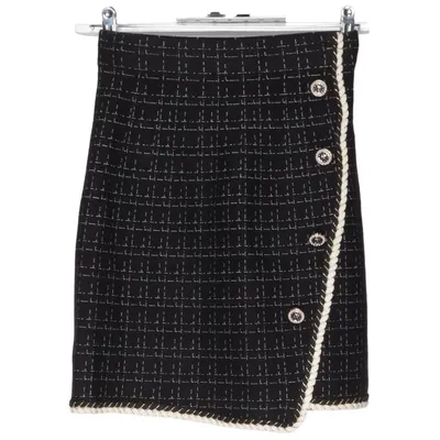 Skirt (Black, White) from Yu & Me Elastane, Polyamide, Viscose