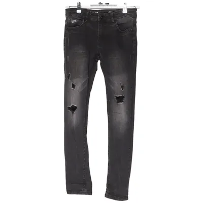 Jean (Noir) de Lab Industries Coton, Élasthane, Polyester, Viscose
