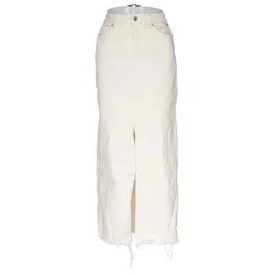 Jeanskjol (Beige) från NA-KD Bomull, Elastan